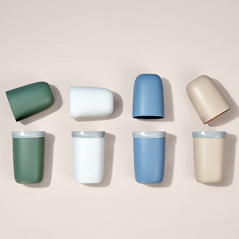 Simple travel wash cup Portable toothbrush box Student brush cup toothwash box mouthwash cup set