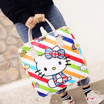 Cartoon Travel Bag Woman Handbag Large Capacity Luggage Bag Short Walk Out Waterproof Travel Bagged Clothing Containing Bag