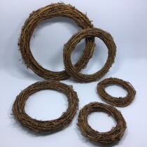 Natural earth pines Vine Ring Vine ring Christmas flower ring Yongsheng Wedding Kindergarten Handmade Diy Dry Vine strips Decorative Rattan