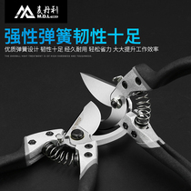 Garden scissors imported pruning shears branches thick branches Germany SK5 steel home green gardening fruit tree scissors