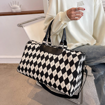 Short Trip Travel Bag Women Luggage Bags Light Large Capacity Hand-To-Produce Packaging Clothes Cashier Bag Fitness Bag