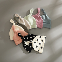ins newborn baby male and female baby spring and autumn cotton cap cute super cute Korean summer baby tide hat