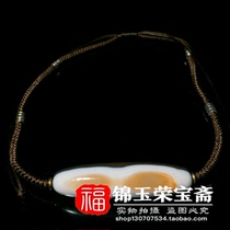 Tibetan areas hot sell old material old agate (tangled silk heavenly eye dzi) antique antique pendant necklace old goods