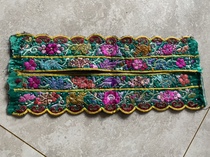 An ethnic minority handmade old embroidered piece