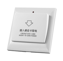 Insert card switch Hotel low frequency induction card switch hotel 40A with delay room card dedicated