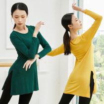 Dance costume practice uniforms female modern classical dance Body Yoga slim long sleeve top adult body rhyme
