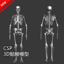 CSP MATERIAL CSP#CLIP STUDIO PAINT#CSP 3d Skull MODEL