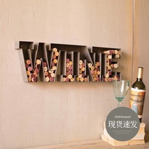 UTEC home) American country retro industrial style decorative rack red wine bottle stopper storage rack creative hanger