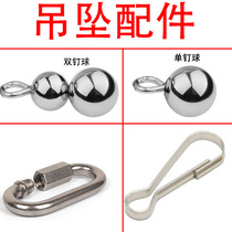 Mens Stainless Steel Scrotum Bondage Testicles Stretch Negative Weight Ring Gravity Ball Hanging Ball Accessories Adult Love Interest