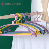 Jie Liya hangers Household plastic hangers Non-slip non-trace drying clothes support student dormitory clothes hang
