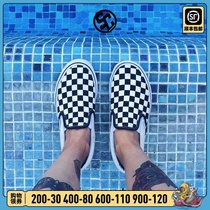 VANS van Slip On checkerboard a pedal men and women leisure sports canvas shoes VN000EYEBWW