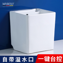 Household ceramic mop pool Balcony washing mop pool Bathroom Small mop basin Side drainage Floor-to-ceiling sink