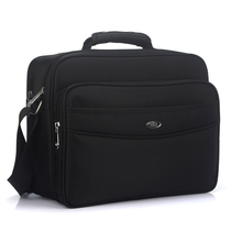 Multi-barrier single shoulder handbag for business inclined satchel large-capacity cashier wallet outdoor mobile phone document containing bag