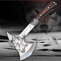 Fire axe knife breaking and splitting firewood and mountain axe outdoor German steel axe self-defense weapon tactical axe large