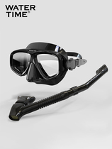 Myopia Snorkeling Triple Treasure Suit Diving Mirror Adult Men And Women With Degrees Full Dry Breathing Tube Swimming Training Gear