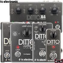 TC Electronic Wood Electric Guitar Loop Effect Stereo Mic X2 X4 Ditto looper