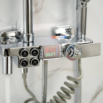 Shower set Top ten brands home bathroom bathing artifact rotatable constant temperature digital display button shower