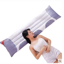 Double Pillow Long Pillow 1 5 m Long Style Integrated Lovers 1 8m Bed Adult Sicklesenna Pillow Core 1 2 Send Pillowcase