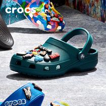 Crocs classic hole shoes mens 2021 autumn new breathable beach slippers womens sandals) 10001
