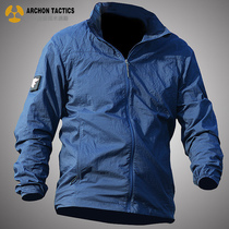 Archon quick-drying skin clothing military fans summer outdoor sports breathable male ultra-thin sunscreen clothing ultra-light tactical jacket