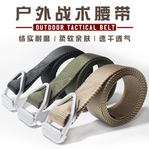 Archon alloy tactical belt Mens army camouflage canvas outdoor belt Special forces training nylon camouflage pants belt