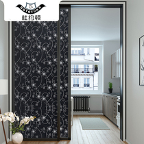 Black full shading glass sticker Opaque window sunscreen insulation film Bathroom block light shading anti-peep