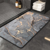 Bathroom absorbent floor mat Non-slip mat Quick-drying floor mat Doormat carpet Household toilet Toilet door mat