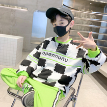 Childrens Clothing Boy Spring Clothing Suit 2022 New Children Early Spring Trends Sportswear Yang Handsome SPRING AUTUMN Boy