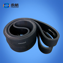 Production of custom-made wire and cable tractor belt TQD cable tractor wear-resistant black rubber crawler customized
