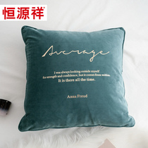 Hengyuanxiang pillow cushion cover living room sofa 45 holding pillow sleeve home bedside backrest car pillow without core