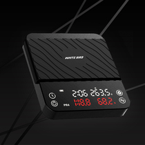 Spriner hand punching powder water ratio high-precision automatic timing coffee smart waterproof electronic scale charging bar which is small