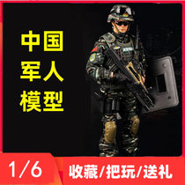 Peace Mission soldiers soldiers soldiers model toys Chinese Peoples Liberation Army simulation 1 6 movable dolls