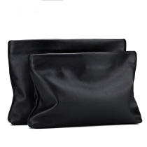 Men Genuine Leather Handbag Large Capacity Soft Bull Leather Hand Grip Bag Han Edition Business Casual Mens Bag Hand Grab Bag Clip Boomer Card