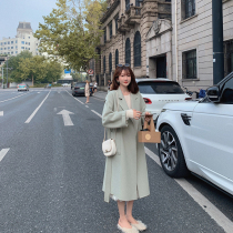 Mushroom Mushroom Mushroom (Black Standard Cashmere Coat) Classic Long Double-faced Temperament Coat