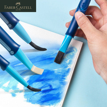 German Faber Retractable Watercolor Nylon Brush Adult Art Professional Oil Painting Brush Round Head Flat Head Chalk Pen Acrylic Brush Paint Pen Watercolor Gou Liner Pen Stroke Pen Single Pack
