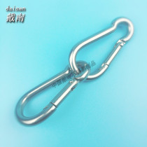 304 stainless steel standard spring buckle quick-hanging mountaineering fire escape rock climbing ice climbing insurance rope hook buckle punch crown