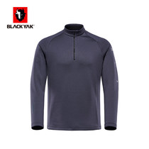BLACKYAK Breyak Backing Shirt Men's 21 Fall Winter Outdoor Leisure Warm Half Zipper T-Shirt WJM311