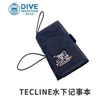 Polish Tecline Wetnote underwater notepad with nylon set decompression schedule