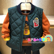 Teenie Weenie clearance winter bear boy clip cotton vest TKVW204901B childrens cotton vest