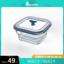 partita all silicone portable folding Bowl outdoor travel retractable compression fresh-keeping high temperature drop resistant lunch box
