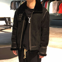 LA CALIFFA designer French Merino GVC wind B3 delicate soft waxy leather jacket