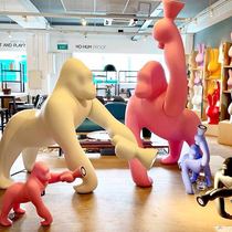 Italy qeeboo gorilla floor lamp sculpture animal lighting ornaments art desk lamp lifting lamp Large Decoration