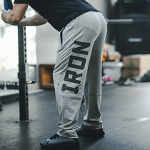 Universal Beast Loose Sport Long Pants Man Straight Drum Big Code Full Cotton Breathable Gaffy Muscle Bodybuilding Fitness Pants