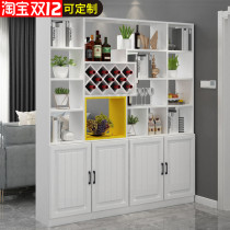 Wine cabinet modern simple living room partition cabinet door Hall Cabinet double-sided screen decoration cabinet entrance cabinet shoe cabinet integrated