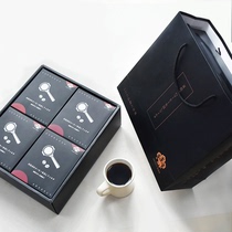 Geliz Italian Espresso hanging ear coffee Hand-brewed filter pure black freshly ground coffee powder Xiangnong Ti Shen 32 pieces