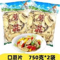  Mushroom Sliced Canned Bisporus Mushrooms Clear Water Mouth Mushroom 750 gr * 2 Bags Pizza Bake Western Meal Raw Material