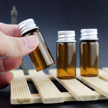 50 only ten ml brown screw mouth glass vial 10ML tea colour Xu may bottle aluminum cover packing bottle seal tank