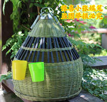 Affordable version colorful pheasant breeding bamboo media cage Large bamboo cage breeding ornamental chicken cockfighting gift chicken cage