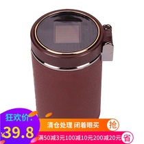 Car with LED simple fashion solar ashtray car creative with lid car universal men 2021