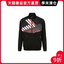 EMPORIO ARMANI Armani black cotton trendy personality mens casual suit Sports suit